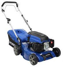 Not on display in store. Hyundai Hym430sp 43cm 17in 139cc Self Propelled Petrol Lawn Mower 17 43cm Lawnmowers