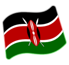 O símbolo que representa todos os continentes são os anéis olímpicos, que simbolizam a união no esporte dos continentes africano, americano, asiático, europeu e oceânico. Flag Kenya Emoji