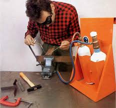 Mini cannello bruciatore torcia a gas fiamma ossidrica accensione campeggio. Saldatura A Gas Dei Metalli Fai Da Te