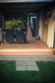 Homogenes Licht Im Garten Licht Im Garten Led Streifen Terrassenbeleuchtung