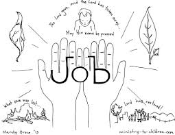 This Free Coloring Page About Job Will Help Children Review Or Learn The Story Book Of Job Job Bible Bible Coloring Pages