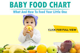 baby food chart what and how to feed your little one