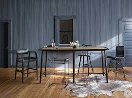 La france reclaimed wood counter or bar height dining table (bar height, white finish, 48) overstock on sale for $1,423.79 original price $1,581.99 $ 1423.79 $1,581.99 Irondale Waxed Black Duke Bar Table From Fourhands Coleman Furniture