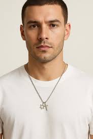 Cross and Star of David Necklace for Men Stainless Steel Chain Interfaith  Necklace Interfaith Couples Jewelry Unity Coexistence Spiritual