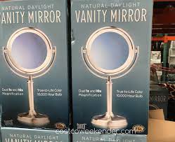 3 × ac cob led integrated lights; Sunter Natural Daylight Vanity Mirror Costco Weekender
