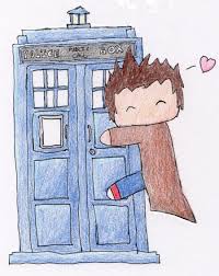 Tardis Gets Le Glomped By Random Smiley On Deviantart Tardis Drawing Doctor Who Drawings Tardis Art