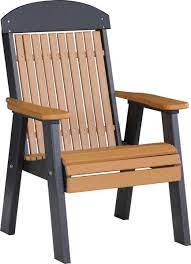 The beauty of outdoor poly furniture is the ease of care. Luxcraft Classic Highback Recycled Plastic 2ft Chair Lead Time To Ship 18 To 20 Weeks Outdoor Furniture Chairs Rustic Furniture Chair Design