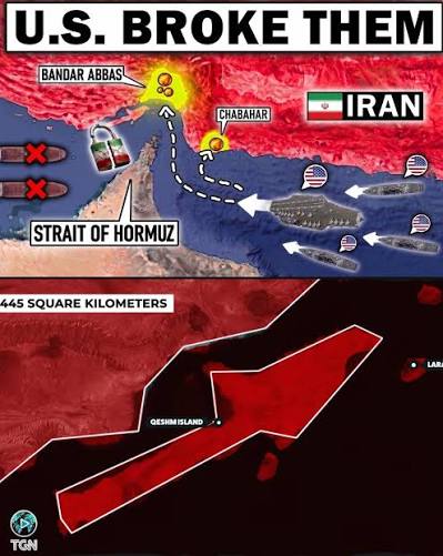 That sucker is open": U.S. gains the upper hand in the battle for Hormuz