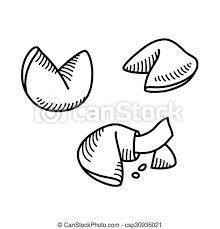 Maybe you would like to learn more about one of these? Fortune Cookies Sketch Style Fortune Cookie Set Vector Illustration Canstock