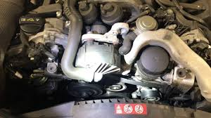 Mercedes Benz Idler Pulley And Belt Tensioner Replacement Youtube