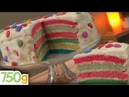 Recette Du Rainbow Cake 750g Youtube