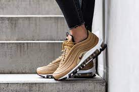 Whether you're a baseball player looking for cleats, a basketball player looking for the latest hoops shoes or just in the market for a new pair of casual sneaks, nike's got you covered.our selection of nike men's shoes leaves nothing to be desired. Best Of Instagram Nike Air Max 97 Metallic Gold Sneakers Magazine