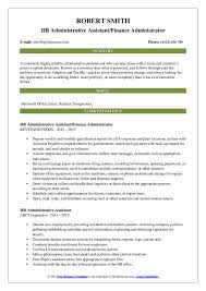 Examples of achievements for an administrative assistant resume developed policies that saved the company 500 hours a year. Hr Administrative Assistant Resume Samples Qwikresume