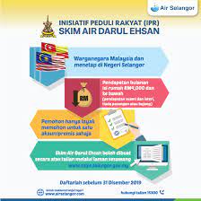 Pemohon mestillah warganegara malaysia dan menetap di negeri selangor. Air Selangor On Twitter Pendaftaran Skim Air Darul Ehsan Mudah Dan Cepat Daftar Segera Sekiranya Anda Layak Untuk Memohon Airselangor Ipr Skimairdarulehsan Https T Co Bzlhkqskwx