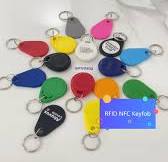 Wholesale NFC RFID CUID ID Key Keychain 13.56mhz Mifare Classic 1k  Ultralight C ABS Keyfob Key Fob Tag