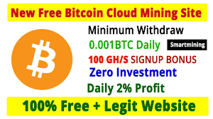 New Free Bitcoin Cloud Mining Site 2020 Zero Investment Smart Mining Cloud Mining Investing Bitcoin