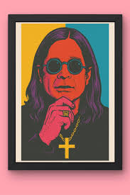 Ozzy Osborn Art Print *UNFRAMED*
