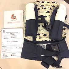 Ergo baby carrier infant toddler baby light blue lumbar original. Preloved Ergobaby Carrier Original Shopee Malaysia