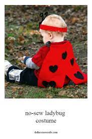 Easy to make and so much fun to play in! No Sew Ladybug Costume Tutorial Dollar Store Crafts