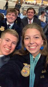 During the 97th National FFA Convention, Aubrey Wall served as 1 of only 18  Illinois delegates as she is the Section 19 President. During her 6 days at  convention, she participated in