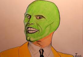 The Mask My Art Drawing Of Jim Carrey Cartoon Art Art Drawings