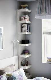 Staying In A Small Space Could Posture An Obstacle However With Some Storage Ideas For Small Space A B Lack Wall Shelf Unit Lack Wall Shelf Ikea Bedroom Hacks