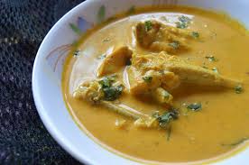 Add arrowroot powder and almond flour if using and whisk vigorously for 10 seconds to create a rue. Chicken Curry In Badam Gravy Badhami Chicken Yummy Recipes
