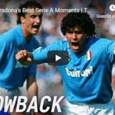 Maradona no, è attento e sensibile anche alle voci dal basso: Diego Armando Maradona E La Serie A Che Spettacolo Video Diego