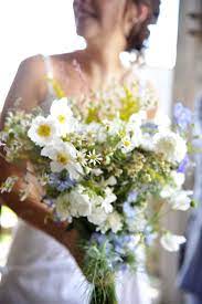 Sep 25, 2020 · 52 gorgeous fall wedding bouquets seasonal blooms are always recommended, but we're especially in love with incorporating fall foliage into an autumn arrangement. Seasonal Blue And White Delicate September Bridal Bouquet By Http Www Bareblooms September Wedding Flowers Natural Bouquet Wedding Wedding Flower Inspiration