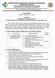 Bupati tapanuli tengah bakhtiar ahmad sibarani menegaskan bahwa gaji tenaga honorer atau tenaga kerja sukarela (tks) wajib dibayarkan. Penerimaan Pegawai Non Pns Kkp Kelas Iii Palangka Raya Lowongan Kerja Dan Rekrutmen Bulan Mei 2021