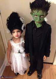Frankenstein His Bride Halloween Costume Contest At Costume Works Com Sibling Costume Frankenstein Halloween Sibling Halloween Costumes