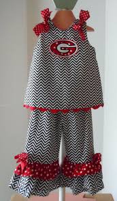Handmade Uga Ga Bulldog Set Georgia Girls Kids Outfits Girl Outfits