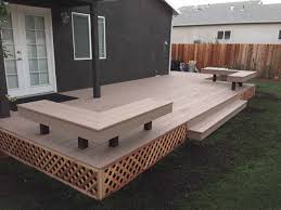 Check out the small storage bench on the upper left. Small Deck Ideas Deck Los Angeles By La Decks Backyard And Pool Remodeling Houzz
