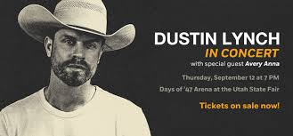 Dustin Lynch Concert, Utah State Fair Grounds at Days of '47 Arena, Salt  Lake City UT, Music