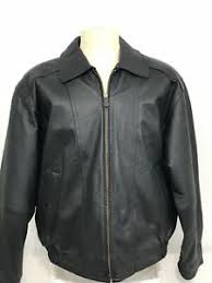 Vintage members only beige casual jacket mens size 2xl. Members Only Leather Jacket Black Insulated Lined Zip Snaps Size Lg Vintage Ebay