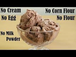 Creamy Chocolate Ice Cream Recipe Without Cream Egg No Flour Corn Flour No Chocolate Ice Cream Recipe Chocolate Ice Cream Homemade Chocolate Ice Cream