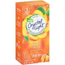 Crystal Light On The Go Peach Tea 0 07 Ounce Packet Pack Of 10 Mango Green Tea Peach Ice Tea Green Tea Drinks