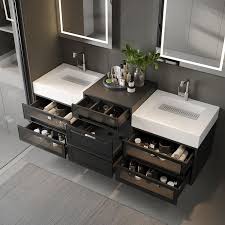 67 Floating Double Bathroom Vanity And