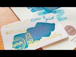 But soft! What light... Robert Oster Romeo & Juliet Ink Review (And  GIVEAWAY