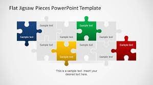 Our slides have themed graphics and other powerpoint objects and shapes that help in presenting ideas clearly and in a way that can convince the target audience. Editable Flat Jigsaw Pieces Powerpoint Template Slidemodel