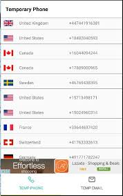We provide the best service to receive sms online and temp phone number. Temporary Phone Mail For Android Apk Download
