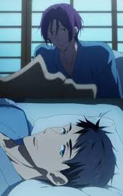 Free Take Your Marks Rin And Sousuke Free Anime Free Iwatobi Anime