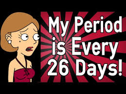 My Period Is Every 26 Days Youtube