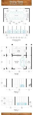 Generous dining rooms are 14 by 18 feet to allow for a formal table, chairs and a hutch. Proper Dining Room Table Dimensions For 4 6 8 10 And 12 People Charts Dining Room Floor Dining Table Dimensions Dining Room Table