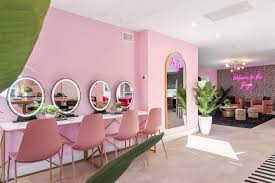 This dazzling property was designed to represent the epitome of Miami  nightlife as an Airbnb. With neon lights, electric pinks, and custom  amenities (swipe along to see the karaoke + dancing nightclub