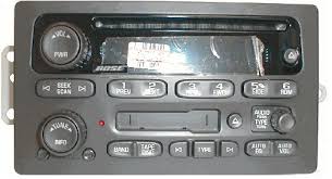 How do you unlock the radio on a 2008 chevy silverado? Trailblazer Envoy 2005 Cd Cassette Bose Radio 10359573 New