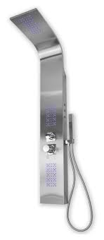 Edelstahl Duschpaneel Tahiti Antikalk Regendusche Led Duschsäule Beleuchtet