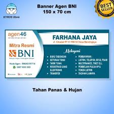 Download desain spanduk banner agen brilink cdr. Banner Spanduk Bni Agen 150x70 Cm Lazada Indonesia