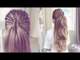 To help separate your strands, use small rubber bands to essentially make 5 ponytails. 2 Diamond Braid By Sweethearts Hair Youtube Braided Hairstyles Tutorials Hair Styles Sweethearts Hair Design