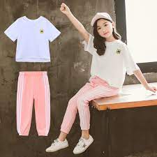 Maybe you would like to learn more about one of these? Baju Anak Perempuan Bayi Anak Musim Panas 2020 Baju Atasan Anak Kaus Celana Kapri Baju Olahraga Remaja Bergaris 6 8 9 10 11 12 Tahun Set Pakaian Aliexpress